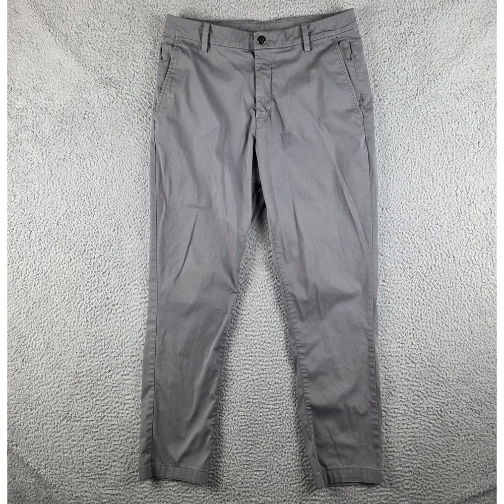 Bird Dogs Pants Mens 32x34‎ (32x29) Gray Performance Golf Chino Stretch Unlined